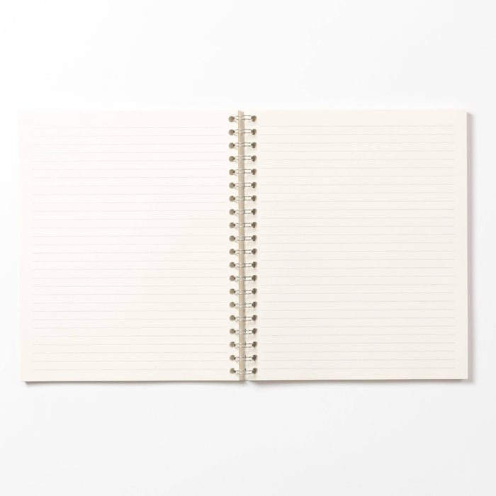 Camel Tweed Wirebound Notebook (Lined): Medio